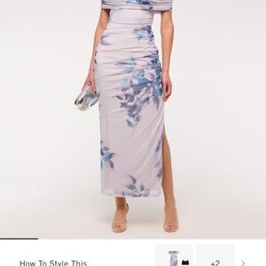 Abercrombie Mesh Draped Maxi Dress XS (0-2)